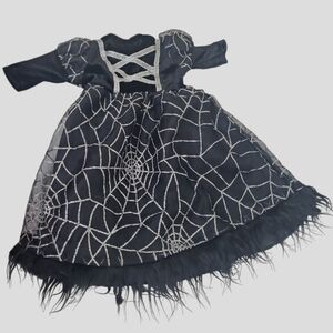 Spider-Man Black Faux Fur Doll Dress